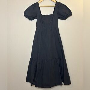 Astr Black Midi Dress